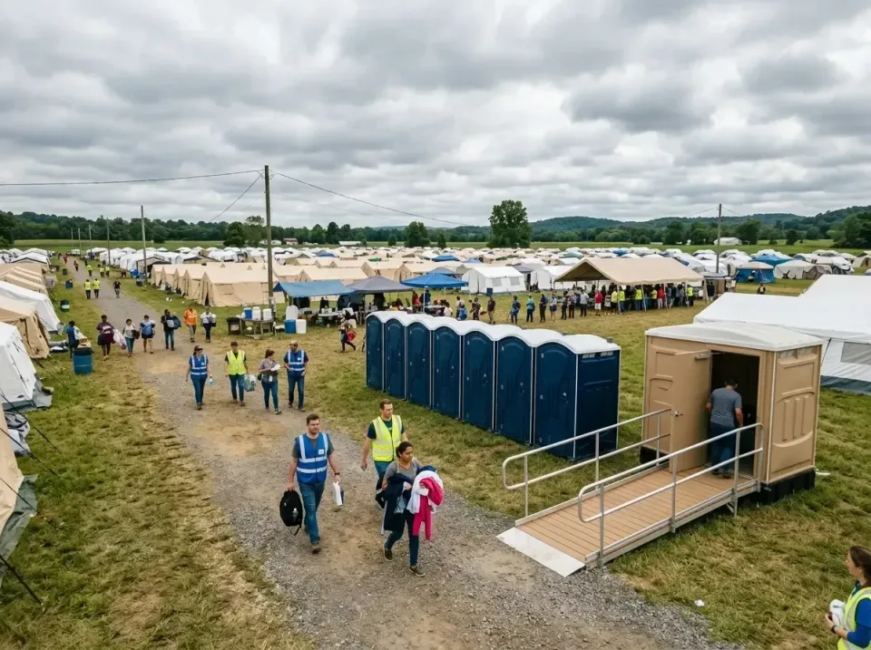 disaster-relief-camp-restrooms-010 — frequently asked questions, Dumpster & Portable Bathrooms Rental in Troy, IL